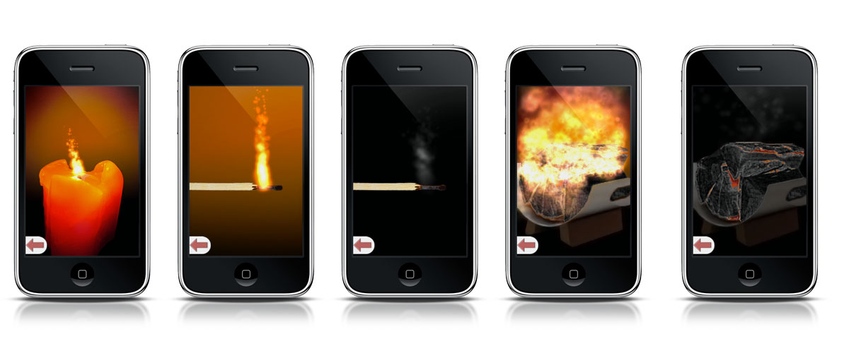 3x Virtual Fire