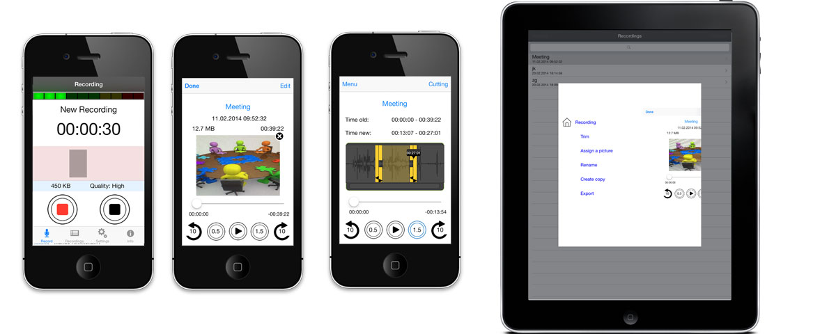 Audio Dictations - The professional Audio Recorder